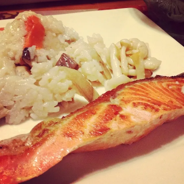 Salmon and mixed rice|Kattyさん