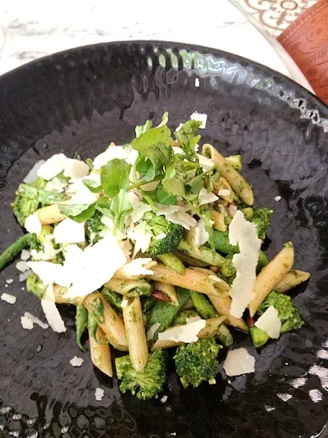 Green vegetable penne, Parmigiano|ryosuke annoさん