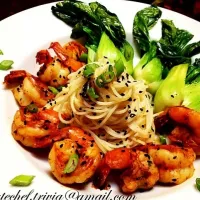 Thia Shrimp, Rice Spaghetti and Bok Choy ✨Inspired by Chef Rikk