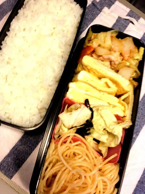 Snapdishの料理写真:主人のお弁当|あいさん