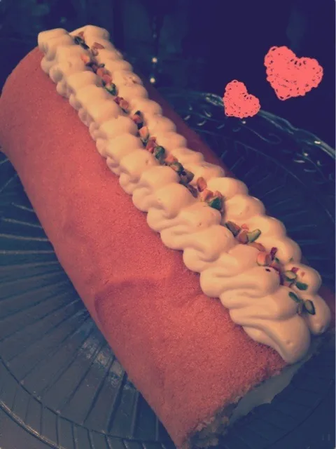 Rice flour roll cake ♡|ayaさん