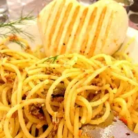 Spagghetti with spiced sardines!|emprosoさん