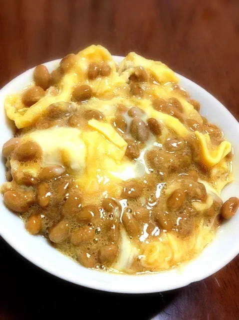 kiyoshunサンの納豆玉子丼⭐2回目w|ららさん