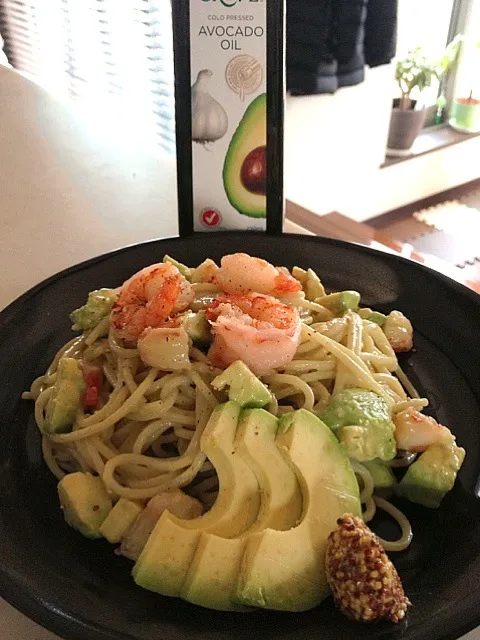 アボクリームチーズパスタ(=´∀｀)人(´∀｀=)|そらのんみこさん