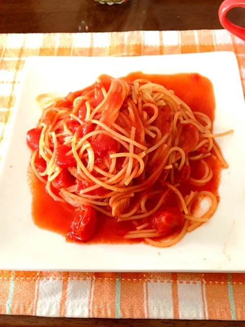 トマトパスタ|ひと♡さん