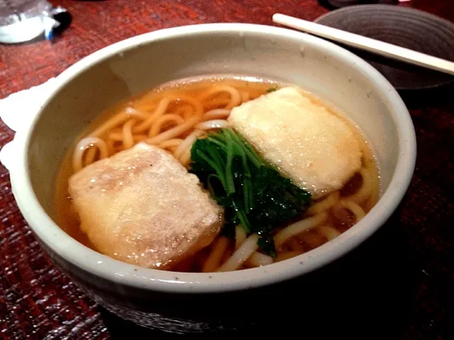 揚げ餅力うどん|きむらゆりかさん