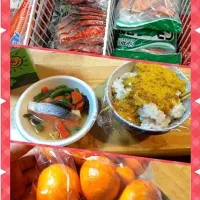 毎日朝、朝ご飯を実践中！！

味噌汁は、野菜沢山にしてます。

肌カウンセラーの方の話しだと、冷凍野菜でも栄養は、きっちり取れるみたい。

楽チンッス(^^)

後、シャケは肌に良いらしいです！！

毎日大変やからこそ、実家が羨ましい。

日々もっと感謝しないと( ^ω^ )

後、朝一は、ビタミンCが含まれてるミカン|daikiさん