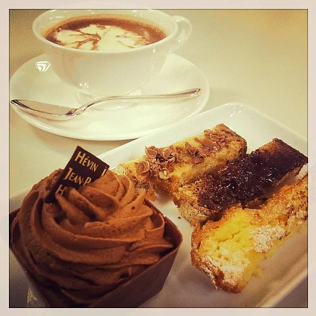 JPH Tartine chocolat Gourmandise＋Chocolat Chaud(Caramel sale)|cakeさん