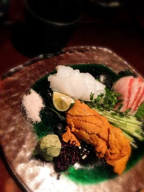 Snapdishの料理写真:Sashimi(raw sliced fish)🐟お刺身〜|🌈Ami🍻さん