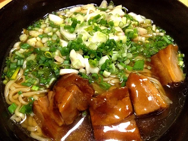 豚の角煮ラーメン   マルちゃん生麺醤油味|tomoさん