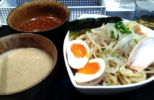 Snapdishの料理写真:きじ亭 味玉つけ麺 つけ汁w|takaさん