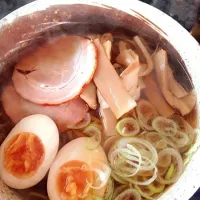 Snapdishの料理写真:お土産の佐野ラーメン|shigさん