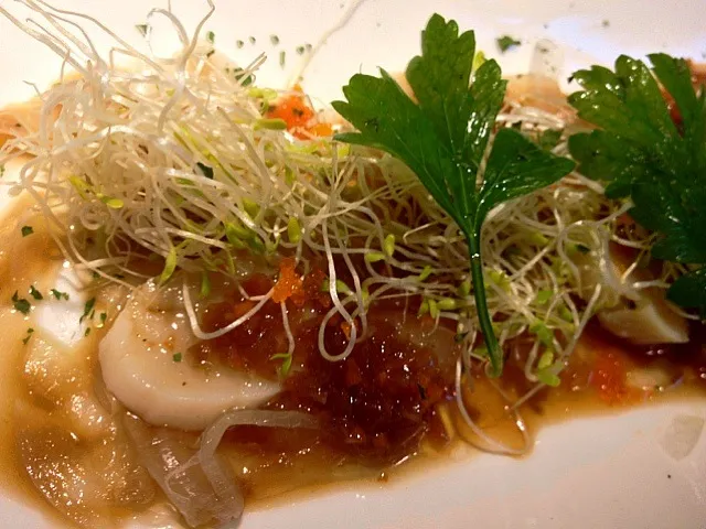 Scallop carpaccio|Nicholas Tayさん