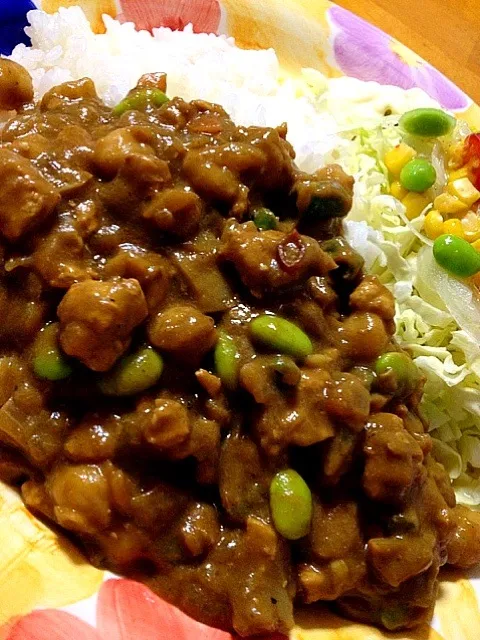 Snapdishの料理写真:節分キーマカレー|カウンター嬢さん