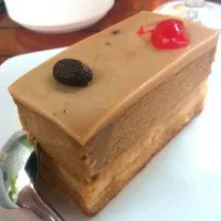 Snapdishの料理写真:Mocha Cheesecake|adiyantoさん