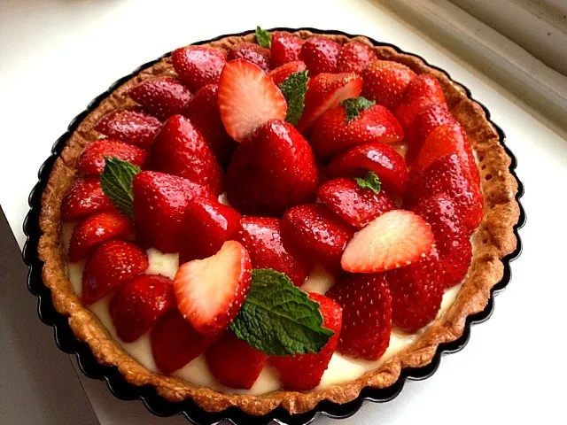 Strawberry mint tart|Bridgetさん