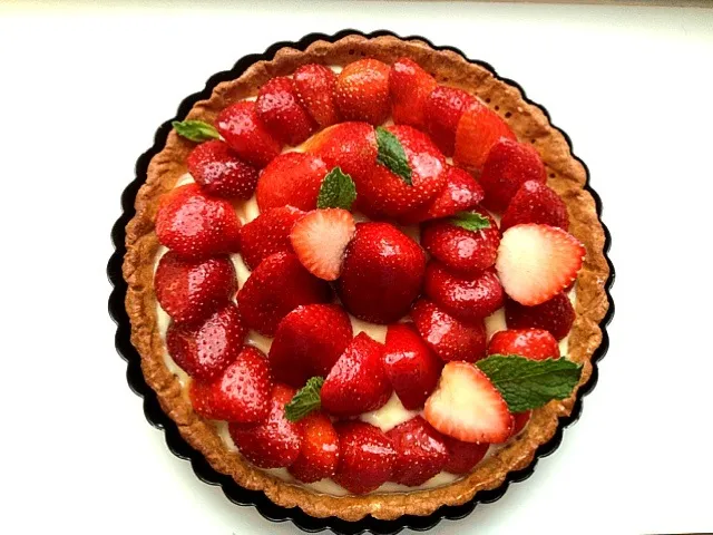 Strawberry mint tart|Bridgetさん