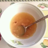 chicken soup thing, forgot to take it before I ate.. oops|veronicaさん