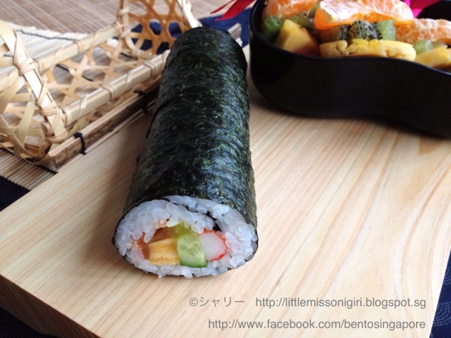 昨日恵方巻 \(//∇//)\UP遅くごめん