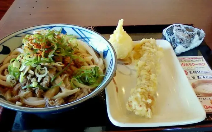 ごぼう牛ぶっかけうどん|ドリームさん