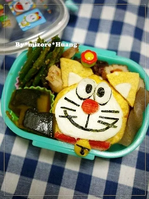 Snapdishの料理写真:元祖ドラえもん(長女の幼稚園弁当)|みぞれっちさん