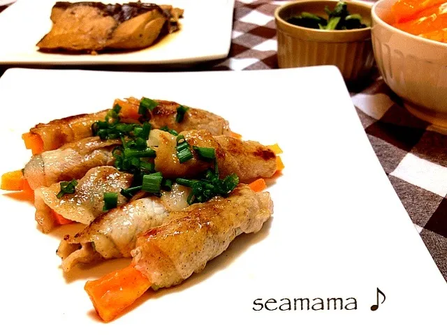 肉巻き ブリの照り煮|seamama みささん