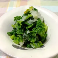 Snapdishの料理写真:菜花の大根おろし和え