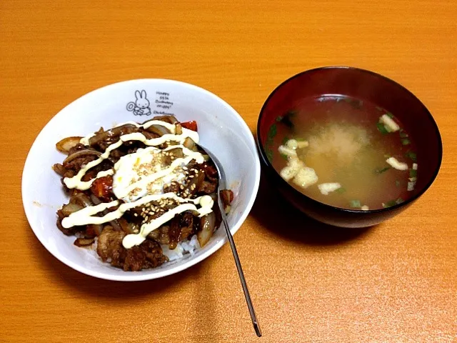 豚肉トマト丼|絢さん