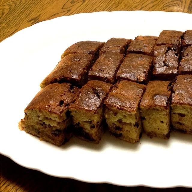 姉の特製チョコバナナケーキ❤焼きたて！|美也子さん