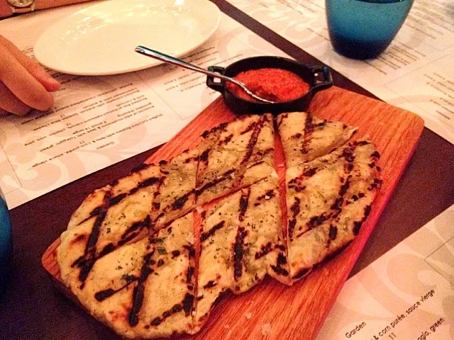 Pita bread with romesco|ryosuke annoさん