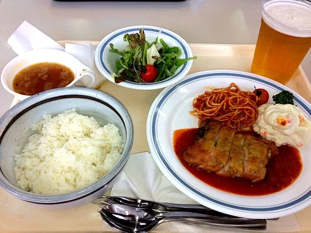 Snapdishの料理写真:ゲレンデランチ チキン|yukoさん