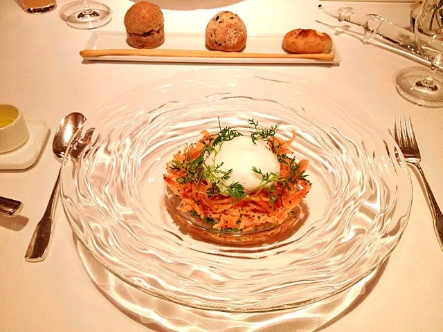 Pasta with a spotted shrimp and tomato sauce|***さん