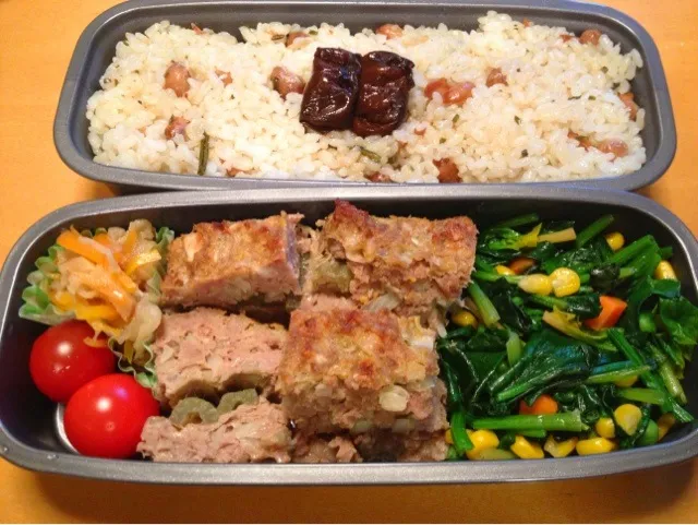 久しぶりのお弁当。ええ、手抜きです。手抜き。|松浦有里さん