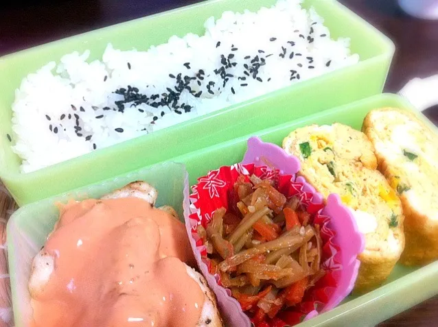 本日の彼氏くんお弁当。|ねこ。さん