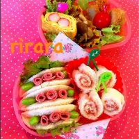 Snapdishの料理写真:2/5🍓お弁当💝|りら♡さん