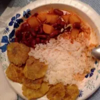 Rice beans tostones|Lala Cさん