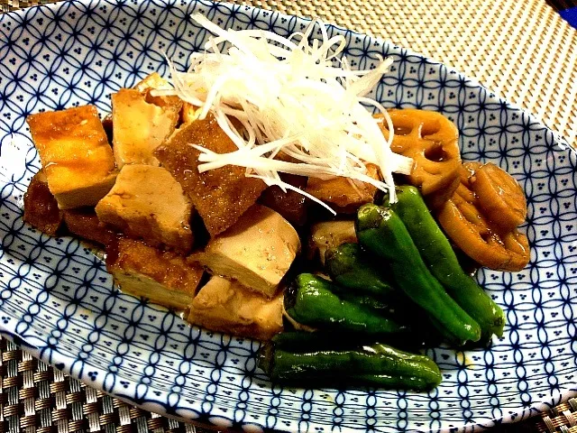 mikisawaみきやん先輩の厚揚げのオイスター煮 Astuage (deep-fried tofu) boiled with oyster sauce|まる(丸大豆)さん