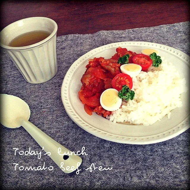 牛肉のトマト煮込み＊夕飯の残り|モカさん