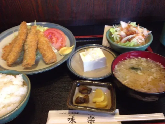 イワシフライ定食|ますおさん