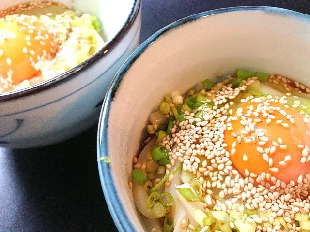 受験生の息子へ！夜食の釜玉うどん|レイコさん