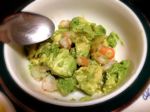 アボカドとエビのワサビ醤油和え   Avocado and a Shrimp with wasabi soysauce|***さん