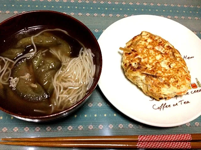 ささみ豆腐ハンバーグとにゅうめん|熊本 麻希さん