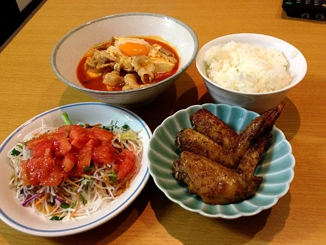 今日の晩御飯 순두부♡|makotoさん