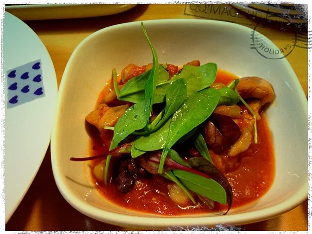 鶏モモ肉とビーンズのトマト煮込み|なちゅきちさん