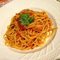 Garlic and tomato spaghetti|Kanaさん