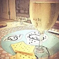 Snapdishの料理写真:Chardonnay w cracker