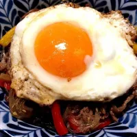 Snapdishの料理写真:からのチャプチェ丼♡|machicoさん