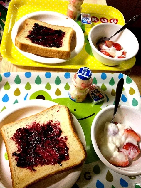 給食風な朝ごパン♪|パンダ母さん🐼さん