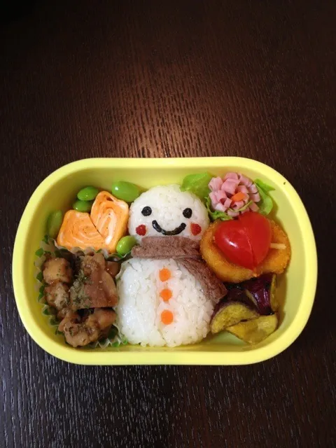 雪ダルマ❤弁当⛄|ともさん