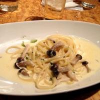 きのこのクリームパスタ